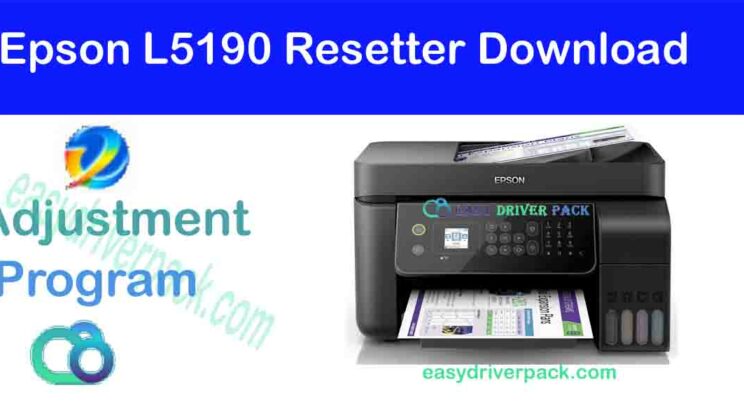 Epson L5190 Resetter Download Adjustment Program